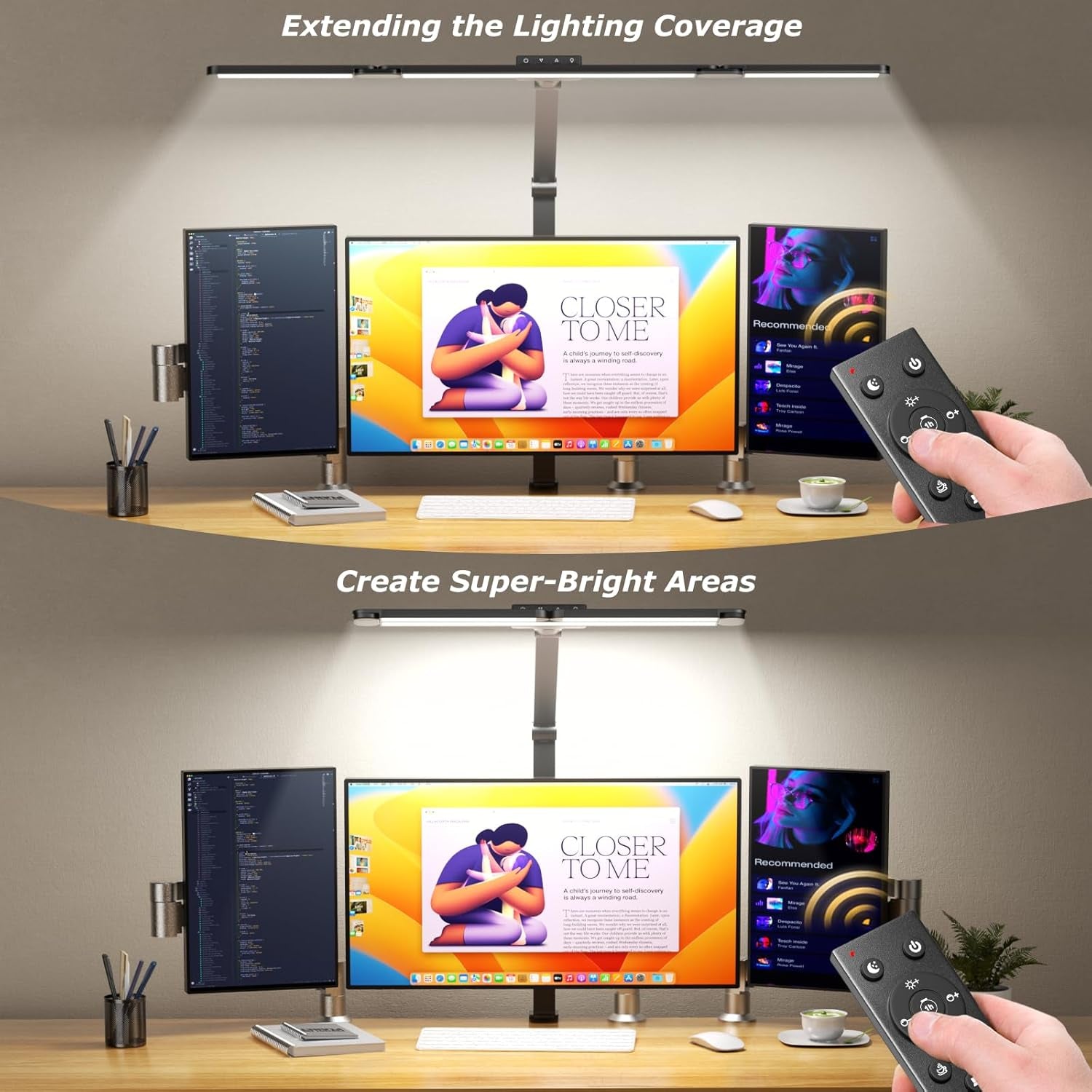 LED Desk Lamp with Clamp, Architect Desk Lamp for Home Office with