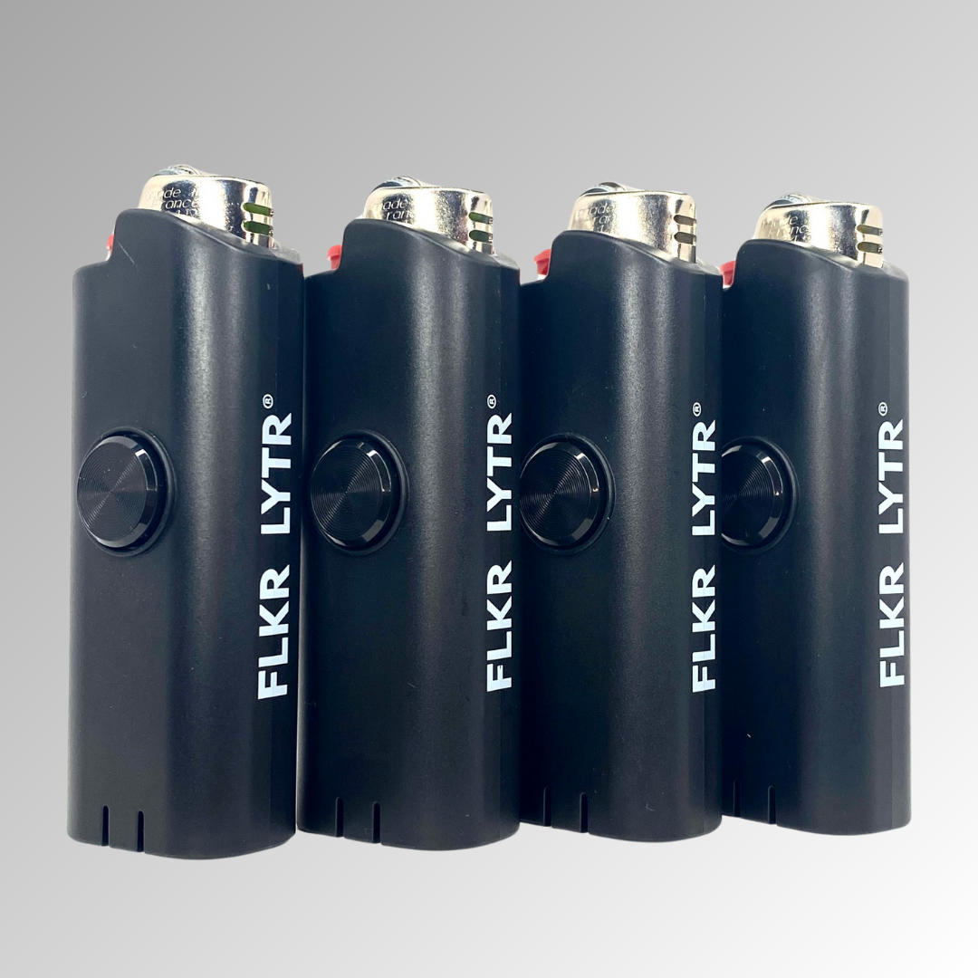 The DRK NYTE 4X Pack Lighter Case for BIC® | FLKR LYTR