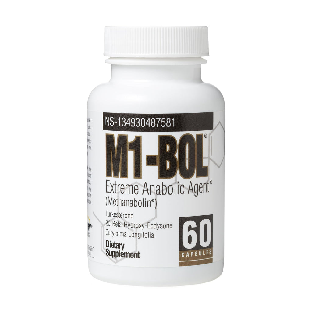 M1-BOL Avry Labs Extreme Anabolic Supplement – Dietary Supplement w/Turkesterone to Support Muscle Growth Strength Recovery & Naturally Support Optimal Testosterone Levels – Vegan 60 Capsules