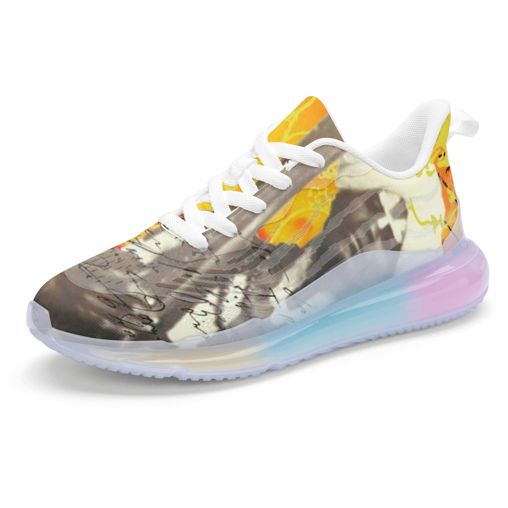 THE SITAR PLAYER II Unisex Pastel Translucent Air Sole Running Shoes