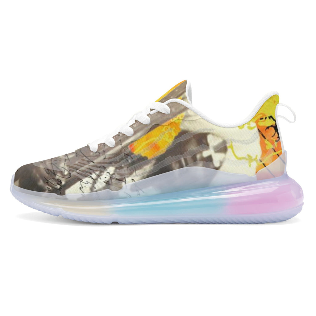 THE SITAR PLAYER II Unisex Pastel Translucent Air Sole Running Shoes