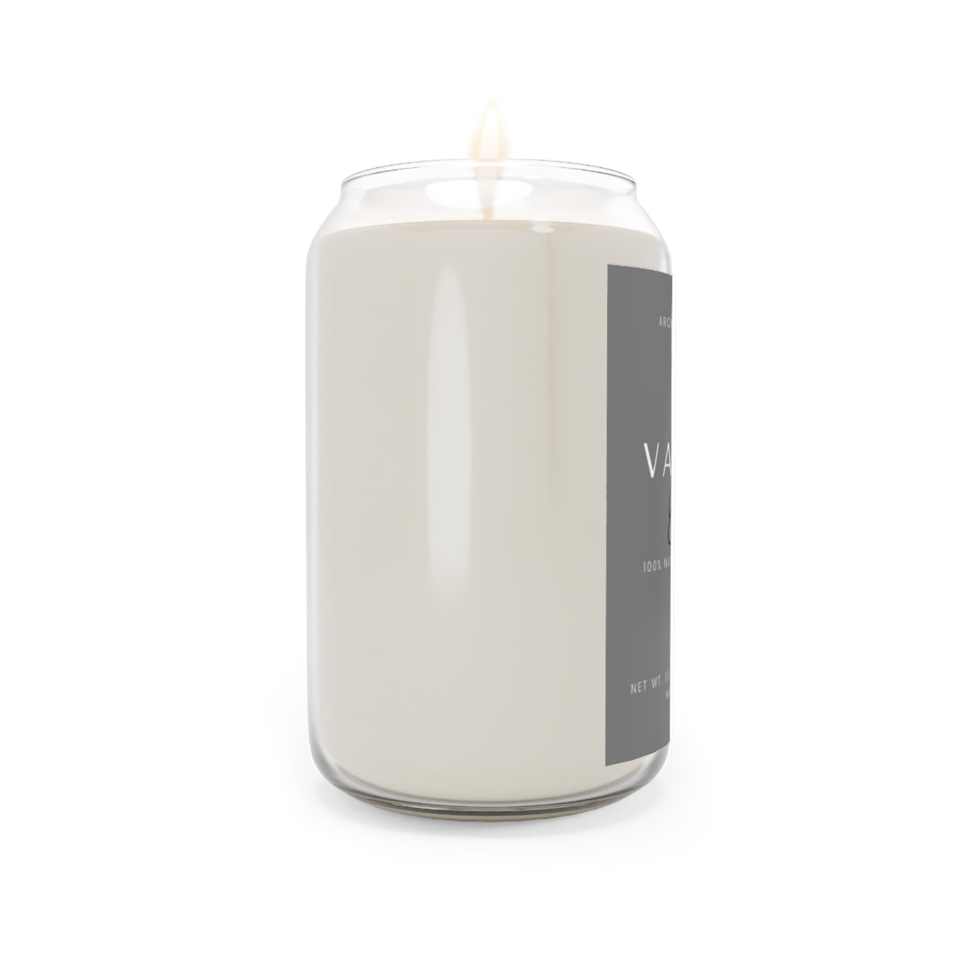 Vanilla Bean Scented Soy Candle, Aromatherapy, Home Decor, Eco-Friendl