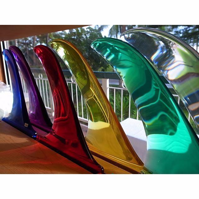 DORSAL Pintail Surf Fins for SUP Longboard Surfboard Center Velzy