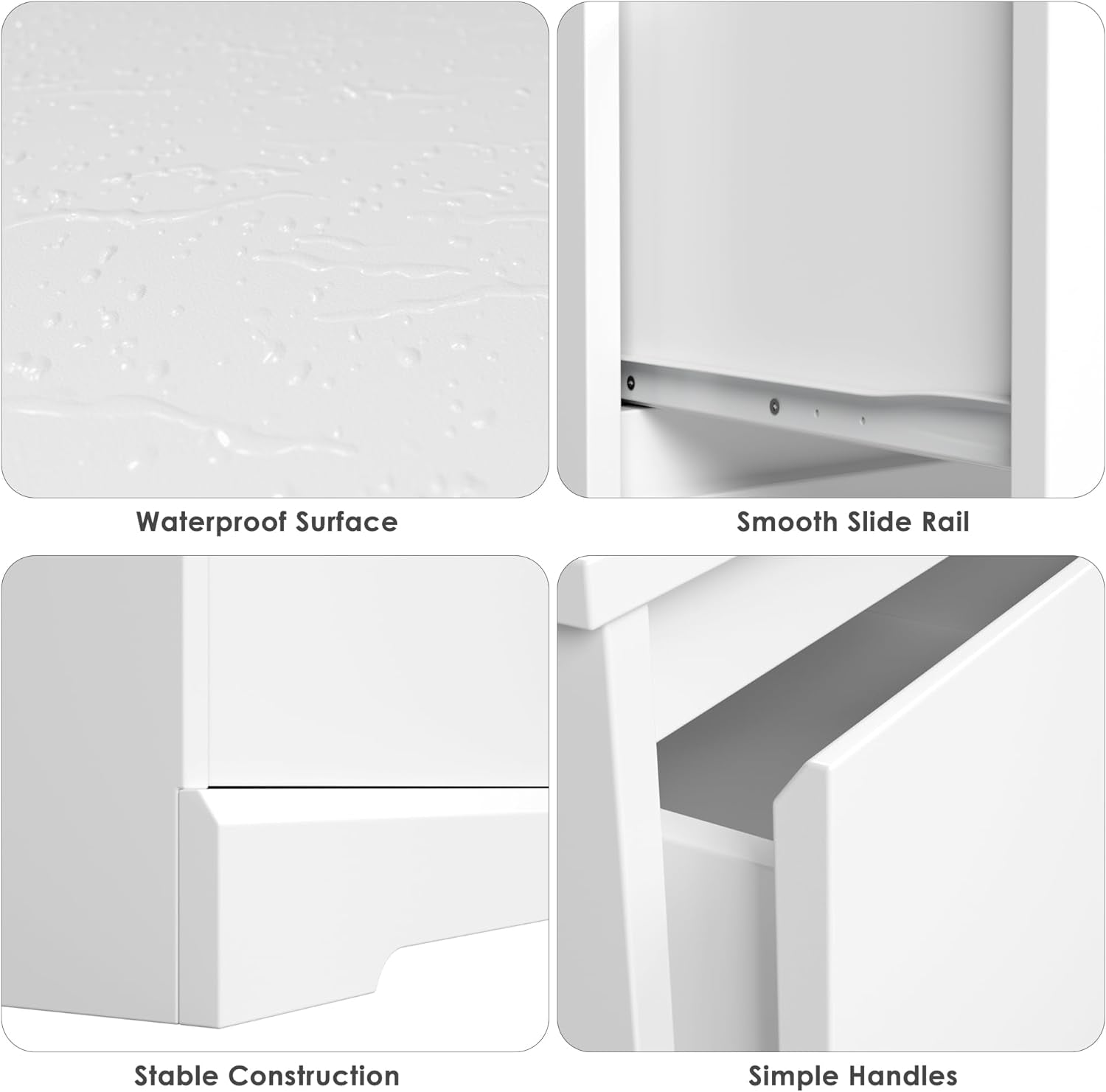 White Six Drawer Dresser For Bedroom Storage Solutions