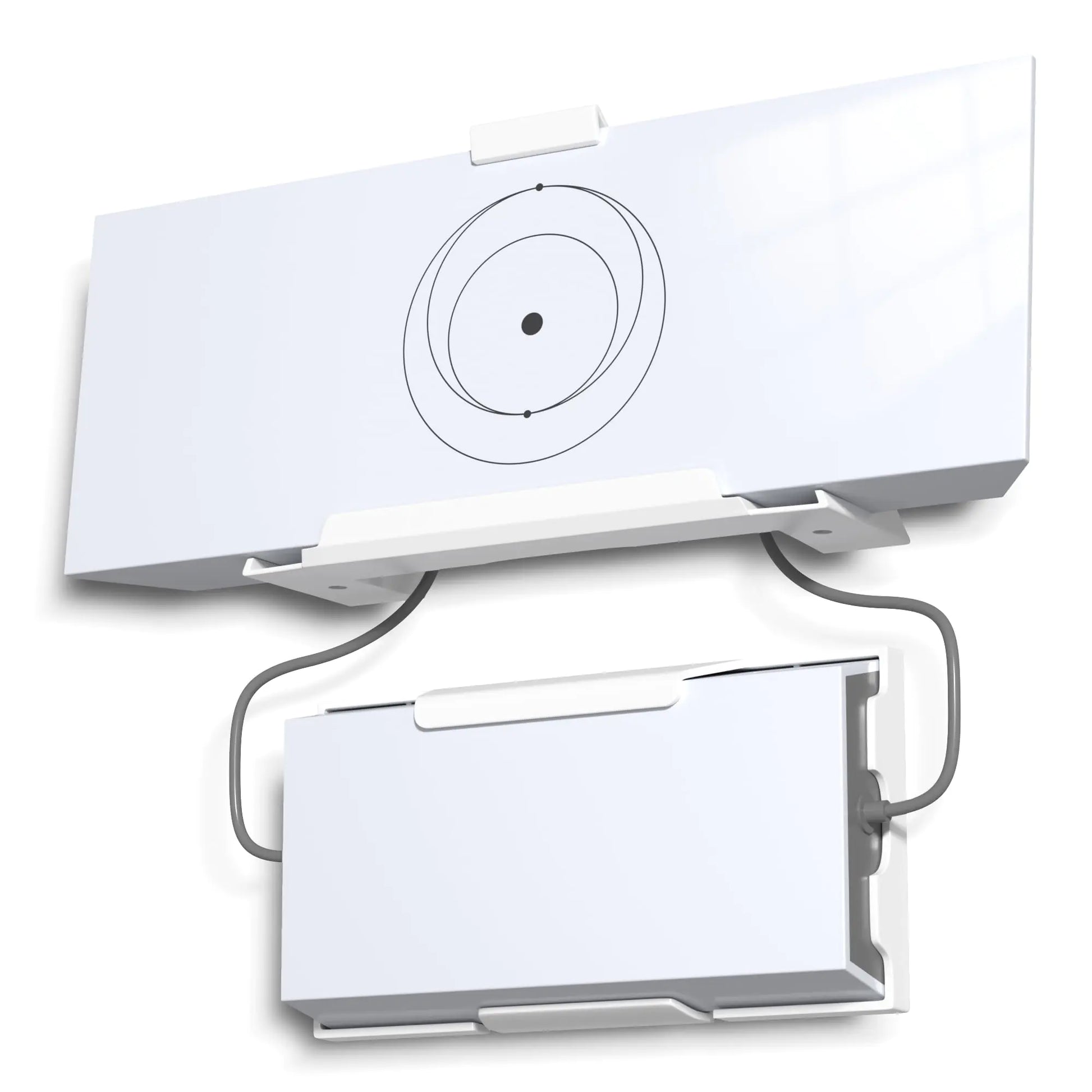 DSCVX Starlink Gen 3 Mount Starlink Wall Mount for Starlink Router and Star Link Power Supply Separately Mounted Mount Space Saving ABS Starlink Router Wall Mount