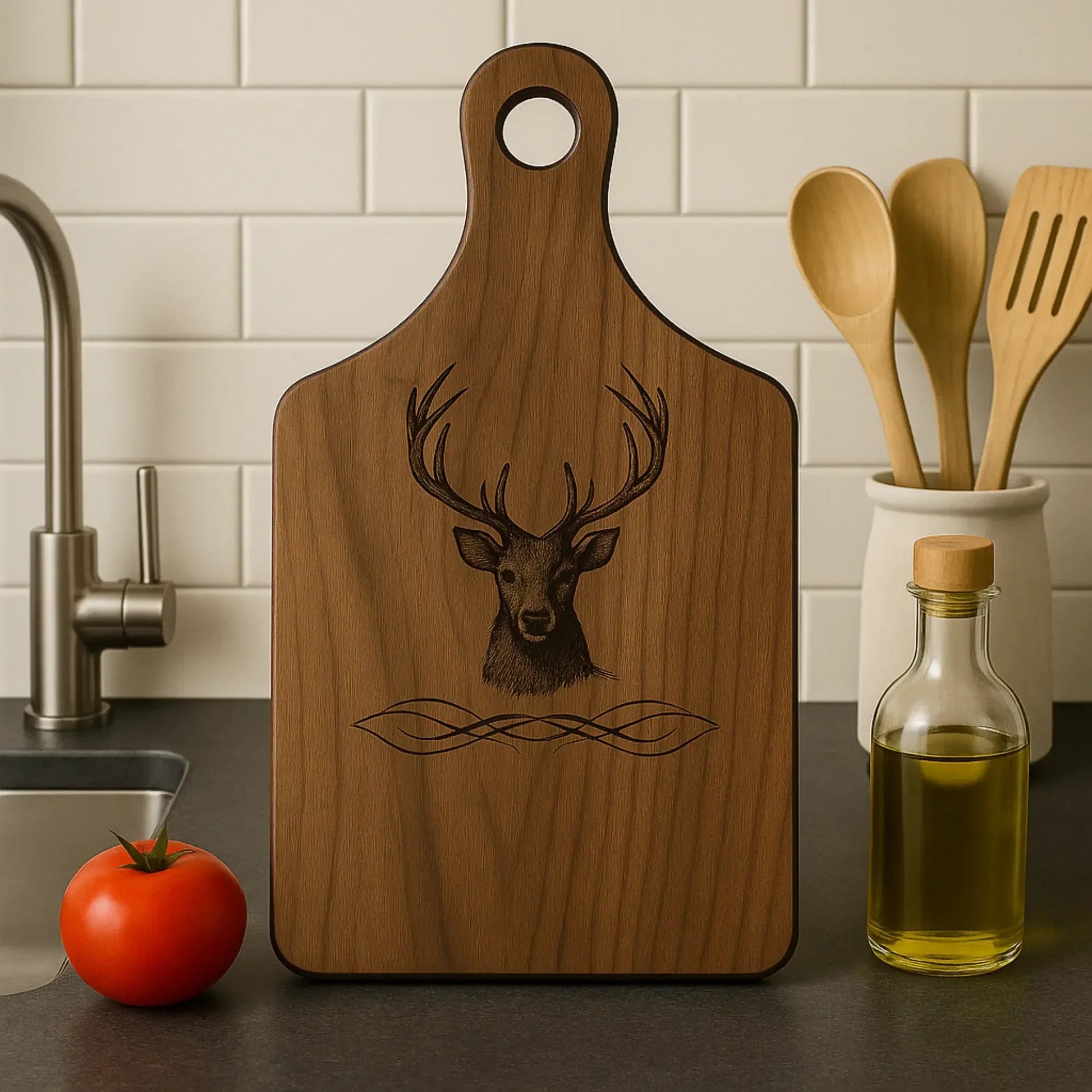 Wooden cutting Board with customize engraving