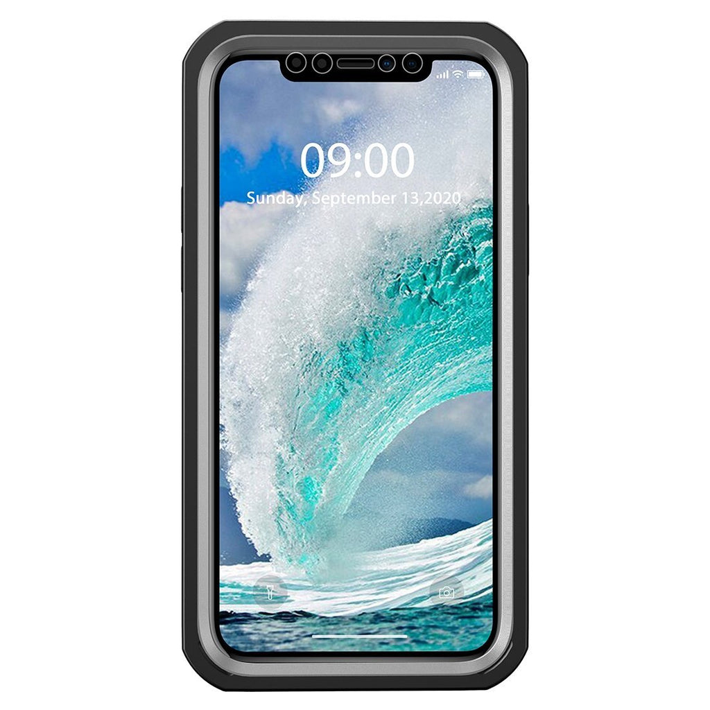 AMZER CRUSTA™ Rugged Tempered Glass Case for iPhone 12 mini - Black