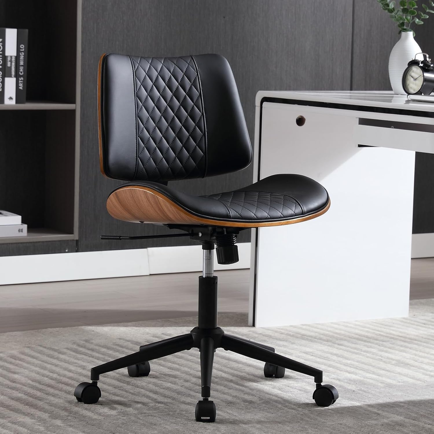 Office Chair Black 360 Swivel Ergonomic Desk Chair