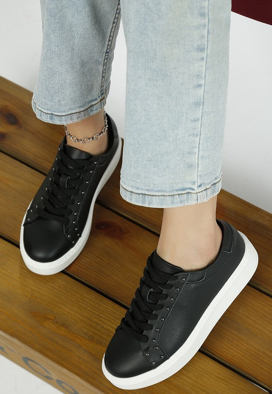 Strider Studs Embellished Chunky Sneakers