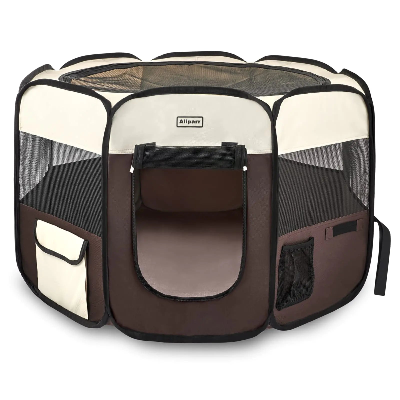 Aliparr Portable Pet PlaypenDog Playpen Foldable Pet Exercise Pen Tents for Dogs/Cats/Rabbits/PetsCat Playpen Indoor/Outdoor Travel Camping Use with Carry Case
