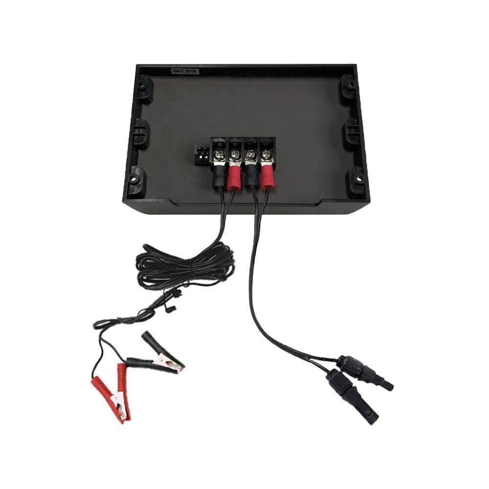 ProteusX 20A PWM Charge Controller w/ Alligator Clips & Solar