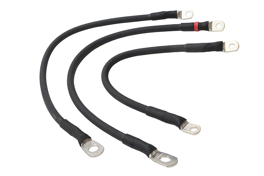 Ultima Premium Battery Cable Set Black - 18708-2