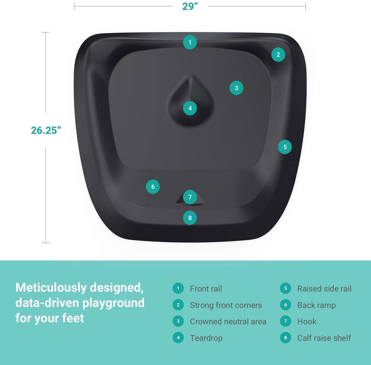 Topo Comfort Mat by  | the Original Not-Flat Anti-Fatigue Standing