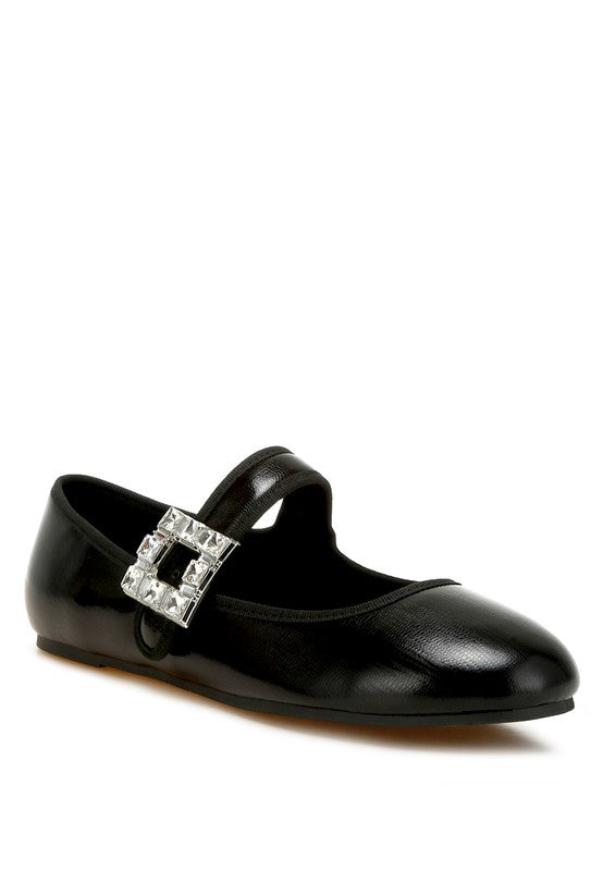 Upstage Brooch Mary Jane Ballerinas