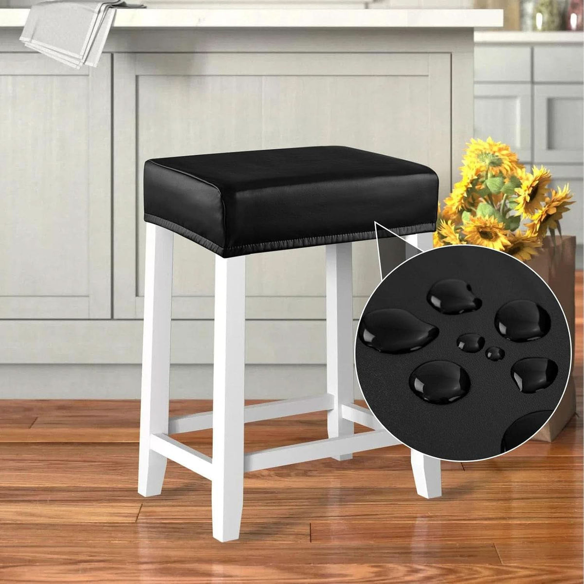 Rectangular Bar Stool Covers 4 Pack Stretch Waterproof-1