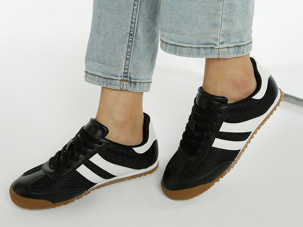 Blaster Casual Striped Lace-Up Sneakers