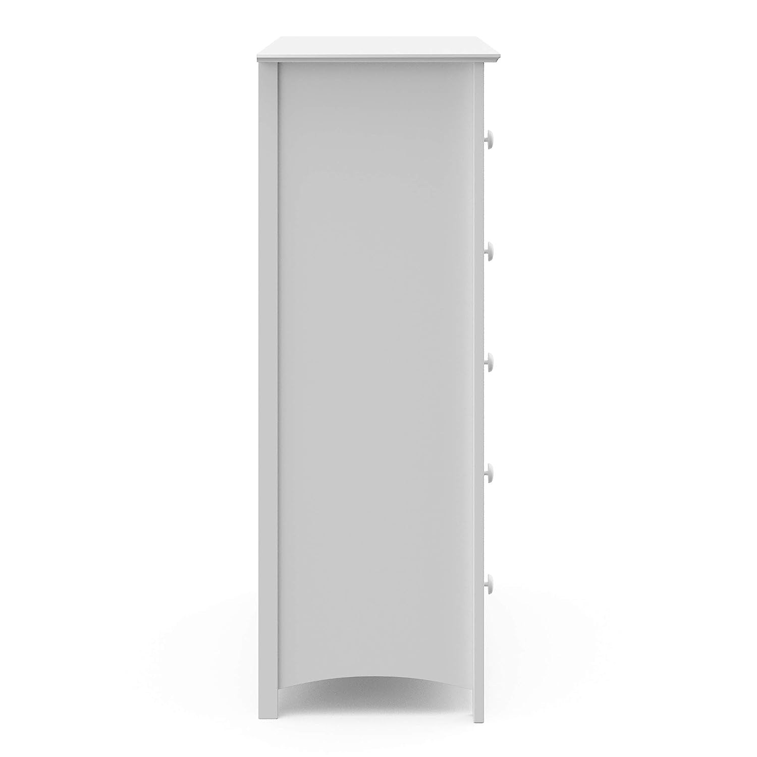 White Storkcraft Kenton 5 Drawer Dresser For Nursery