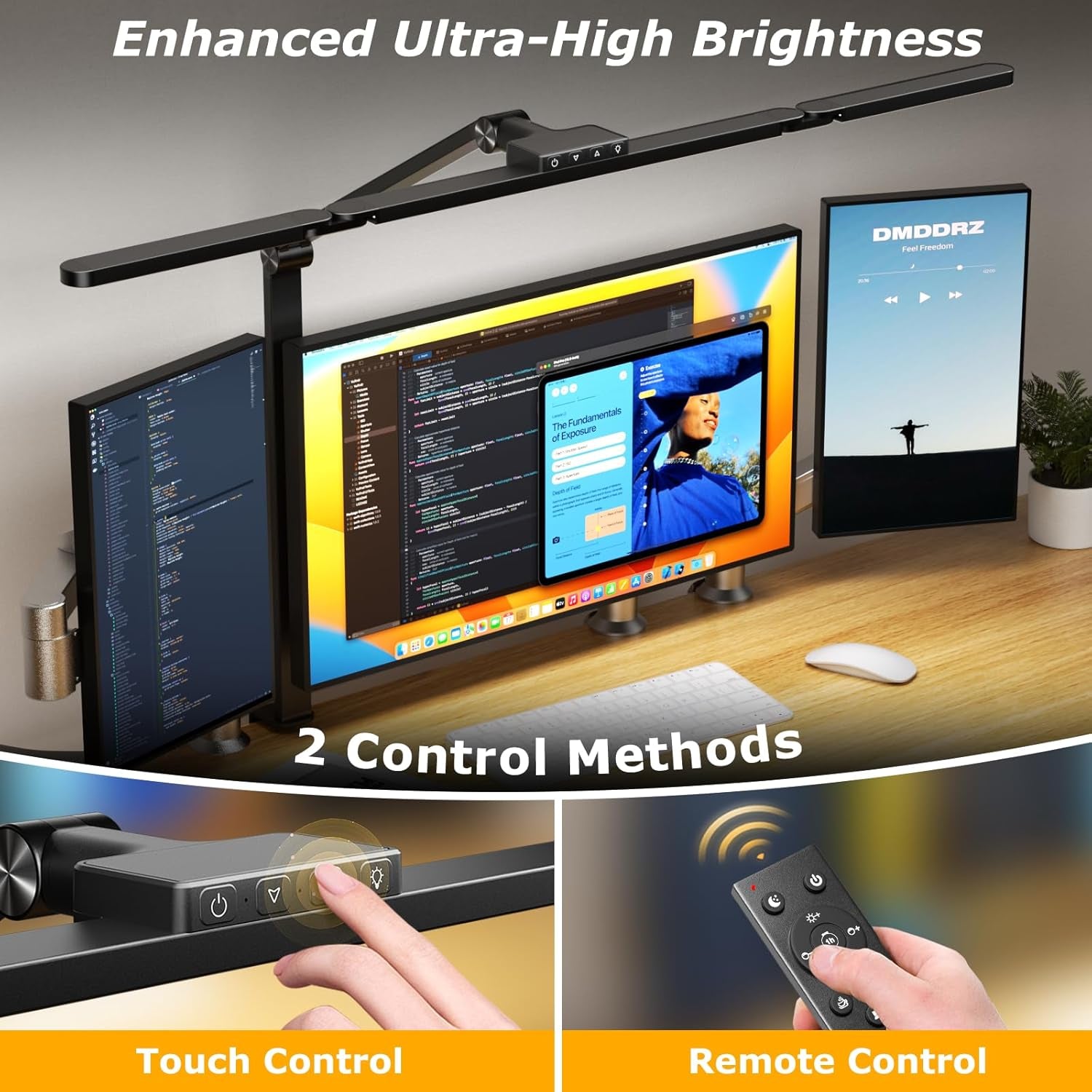 LED Desk Lamp with Clamp, Architect Desk Lamp for Home Office with