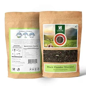 LIVEVIE Premium Darjeeling Black Thunder Muscatel Tea, Handpicked