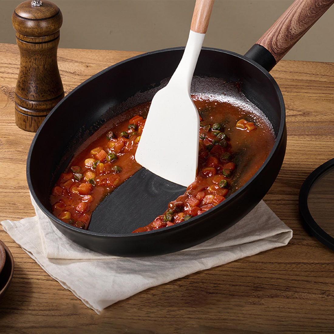 Ceramic Cookware Sets 15 Pcs, Healthy Pots And Pans Set Non Stick,