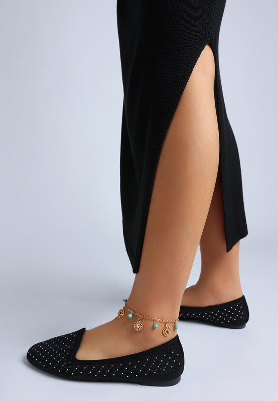 Kyrie Cut Out Detail Ballerinas