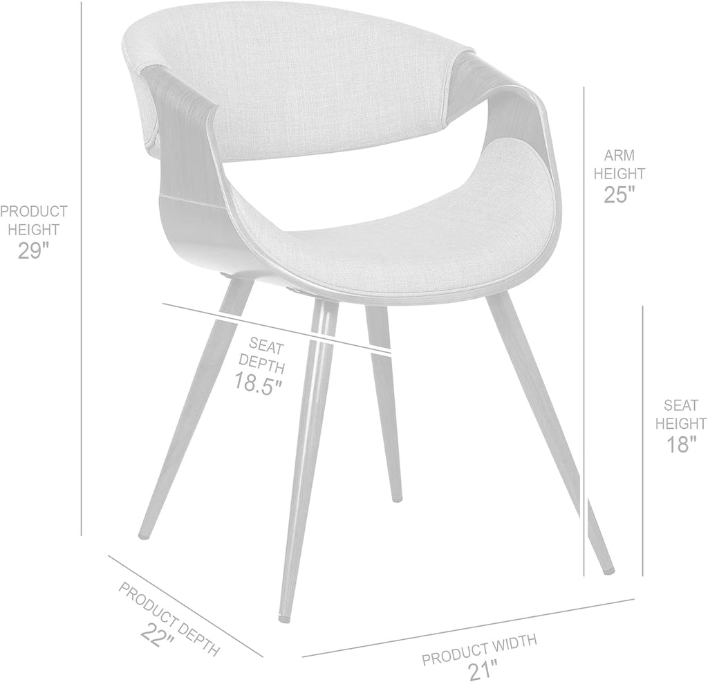 Butterfly Mid Century Modern Dining Chair for Kitchen Office Desk