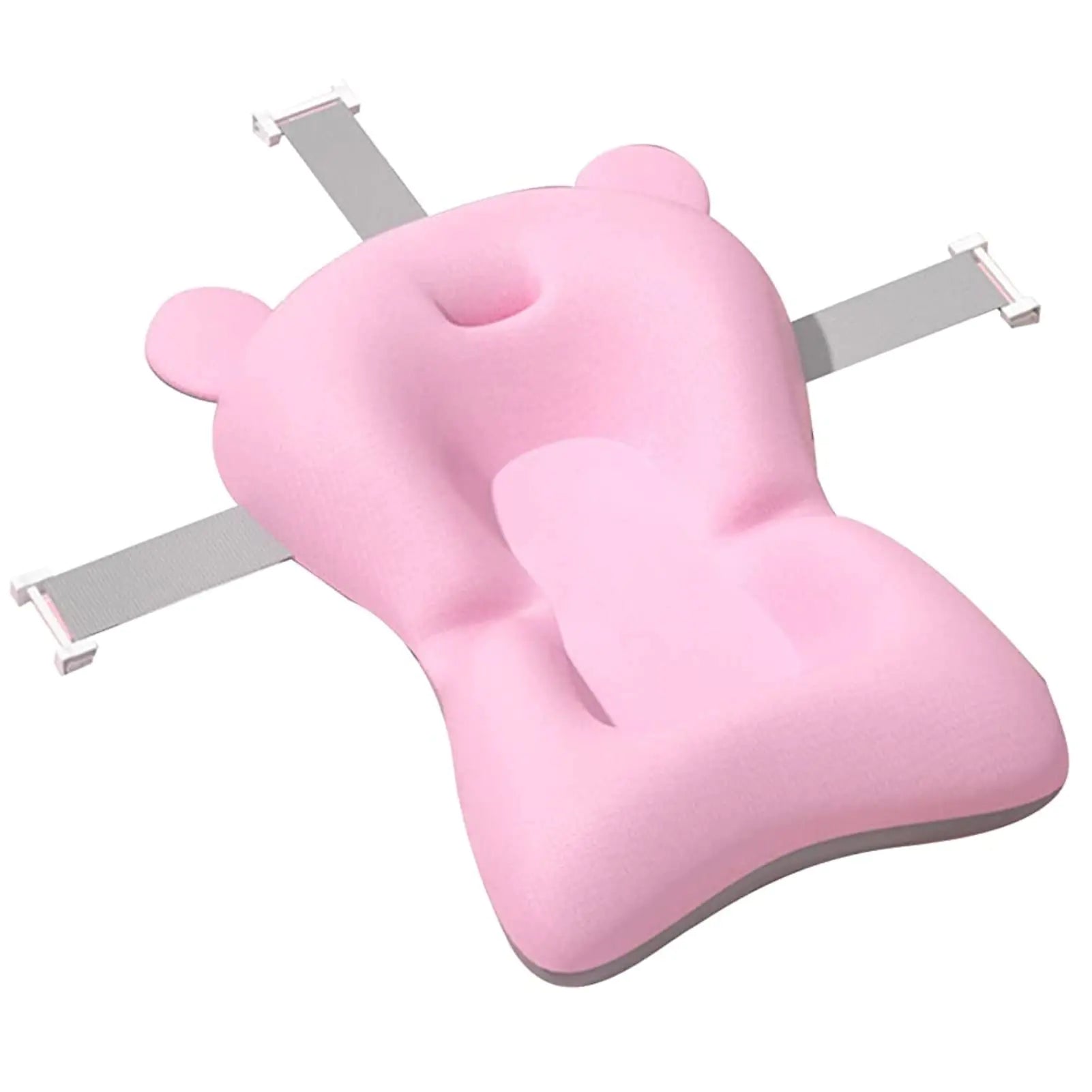 Baby Bath Cushion Baby Bath Pad Non-Slip Newborn Bathtub Mat Soft Quick Dry Baby Bathtub Pillow Adjustable Baby Bath Support Cushion for Newborn Infant