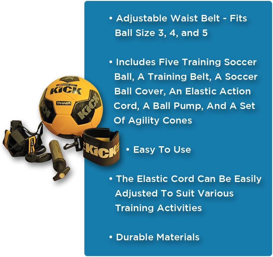 Amber Fight Gear Soccer Football Kick Throw Solo Trainer Practice