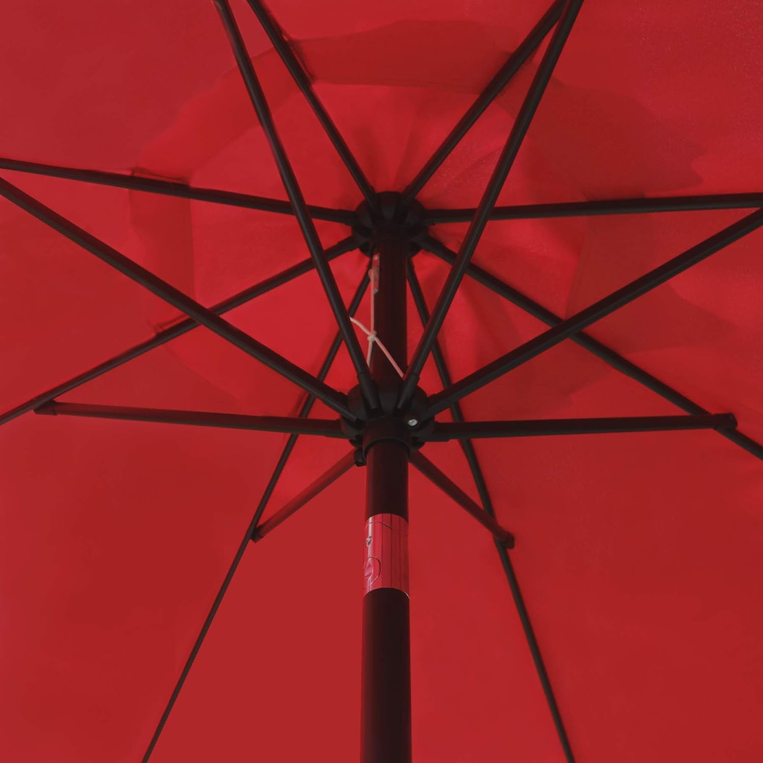 9 Foot Red Patio Umbrella For Outdoor Tables Deck Set