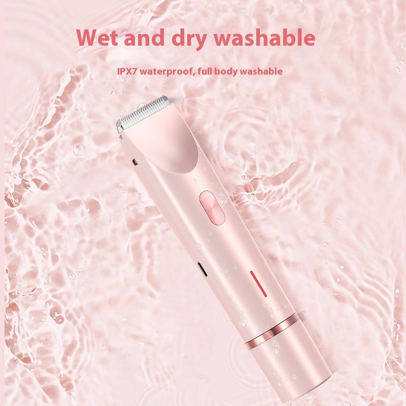 2 In 1 Hair Remover Women's Double Head Shaver Private Pubic Hair