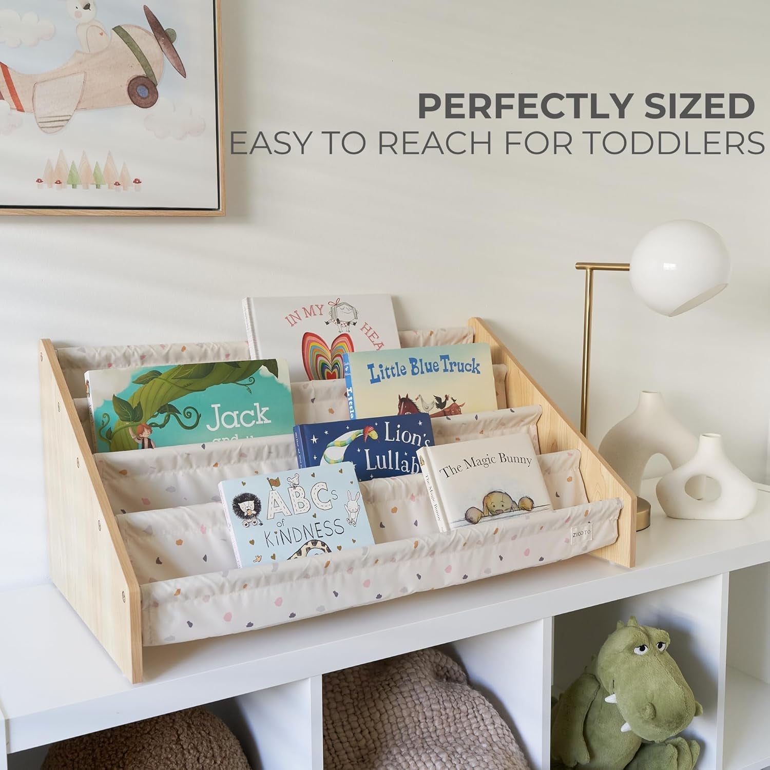 Decorative Bookshelf for Kids - Beautiful Shelf to Display All Books