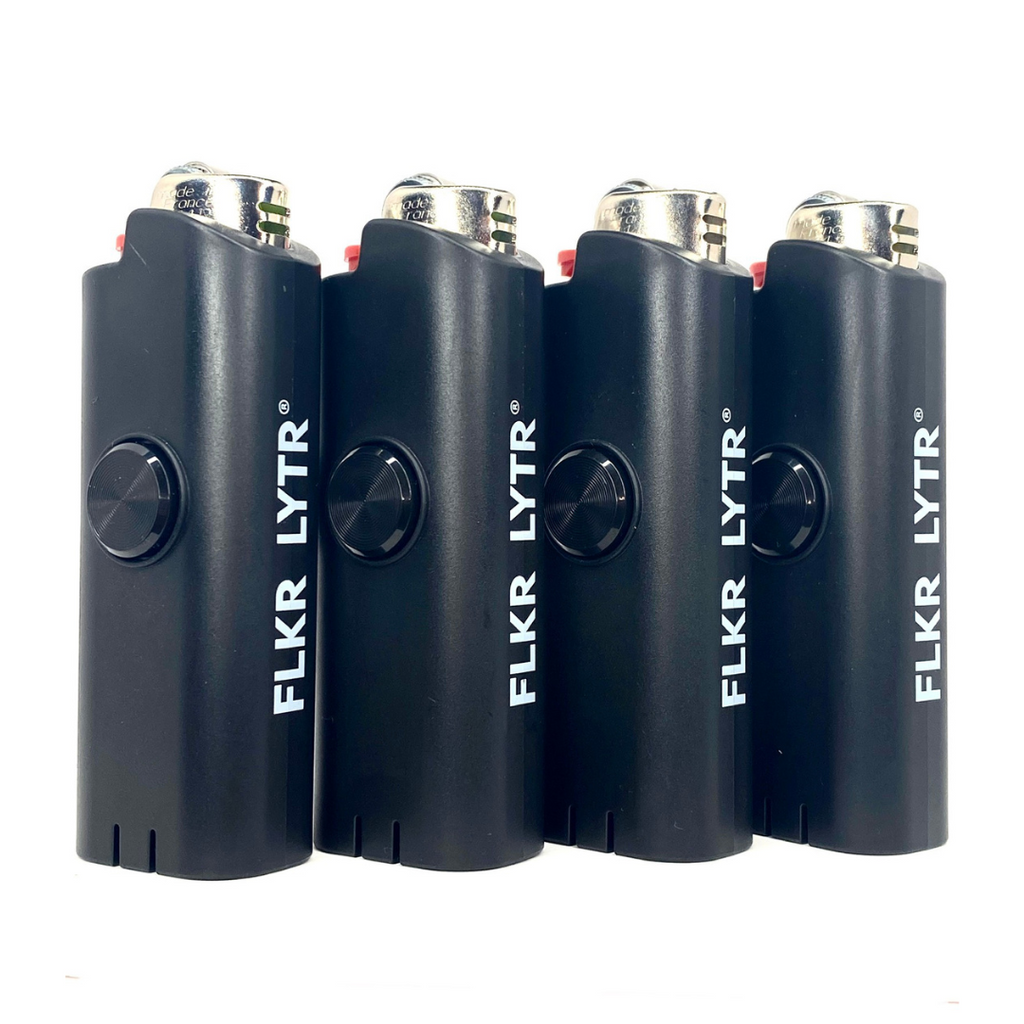 FLKR LYTR® Multi-Pack Fidget Spinner Lighter Case "DRK NYTE" for Bic®