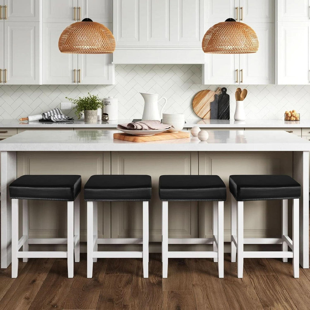 Rectangular Bar Stool Covers 4 Pack Stretch Waterproof-3