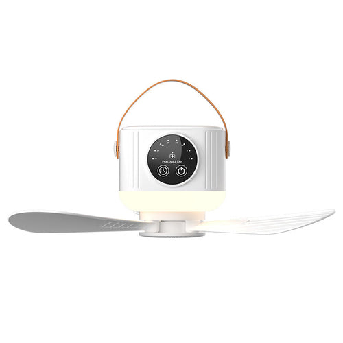 Multifunctional Light Small Ceiling Fan Outdoor Camping USB