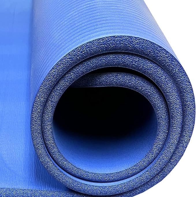 Premium 1/2-Inch Extra Thick Exercise Yoga Mat, Non-Slip Anti-Tear,