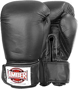 Professional Muay Thai Training Gloves with Hook & Loop Closure,