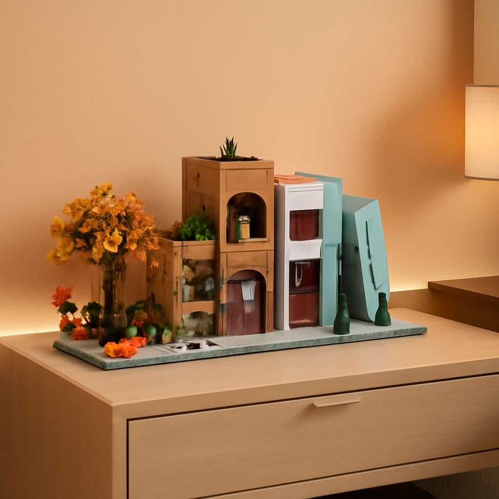 Bookend Magic House Building Kit 1488Pcs Organizer-0