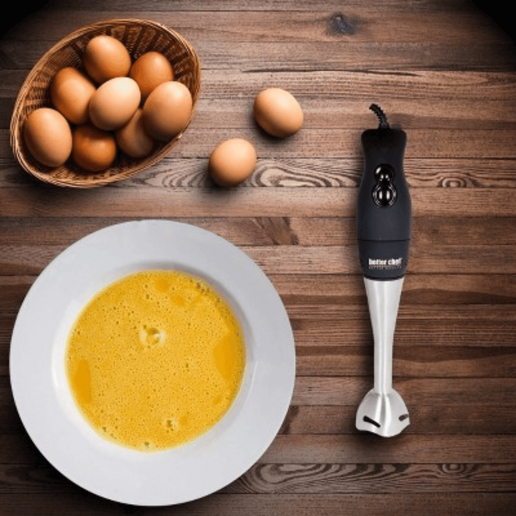 Better Chef 200W DualPro Immersion Blender Hand-Mixer with Cup and