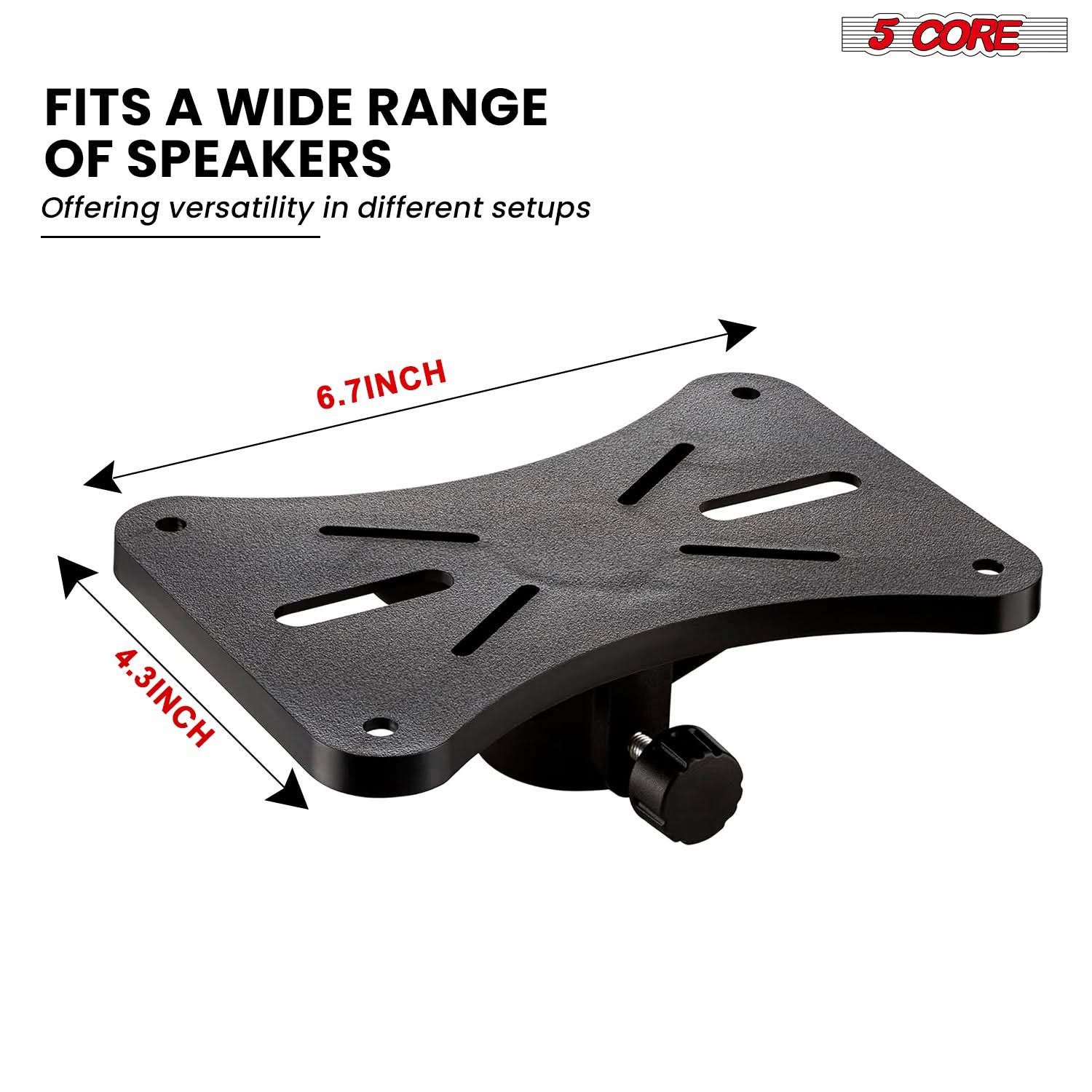 5 Core Speaker Stand Height Adjustable PA DJ Tripod Studio Monitor