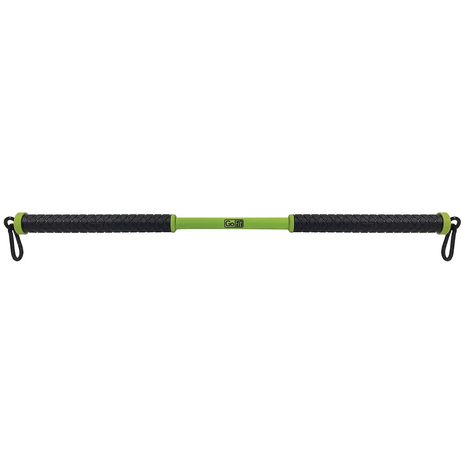 GoFit RAB Resistance Training Bar – Resist A Bar Portable Exercise Equipment Black/Green