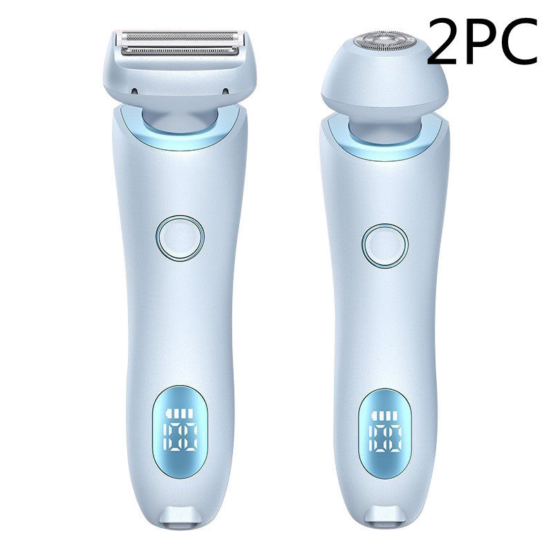 2-in-1 USB Rechargeable Hair Remover & Epilator – Smooth Shave for Face, Body, and Bikini