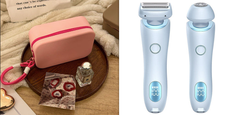 2-in-1 USB Rechargeable Hair Remover & Epilator – Smooth Shave for Face, Body, and Bikini