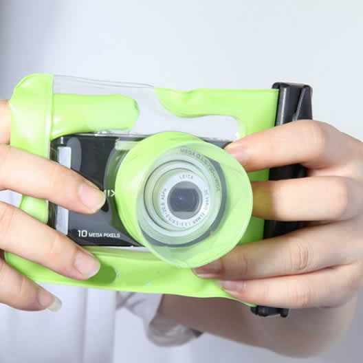 Digital Camera Waterproof Case. Let it snow! You can still be out there and take memorable pictures