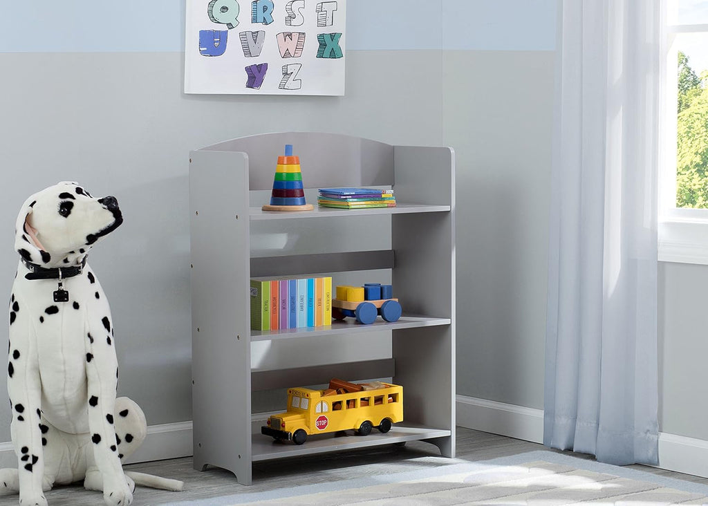 Mysize Grey Bookshelf Greenguard Gold Certified 33 Inch