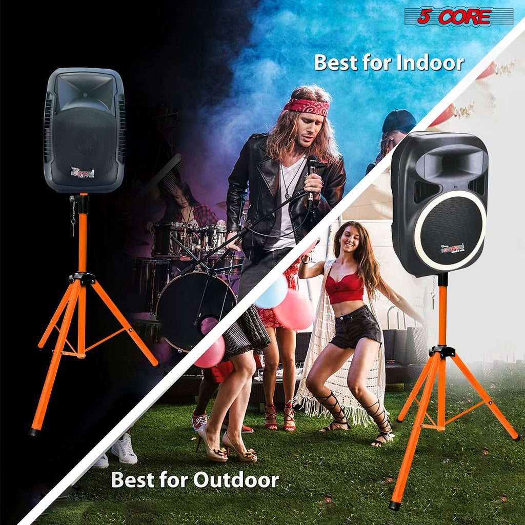 5 Core Speaker Stand Height Adjustable PA DJ Tripod Studio Monitor
