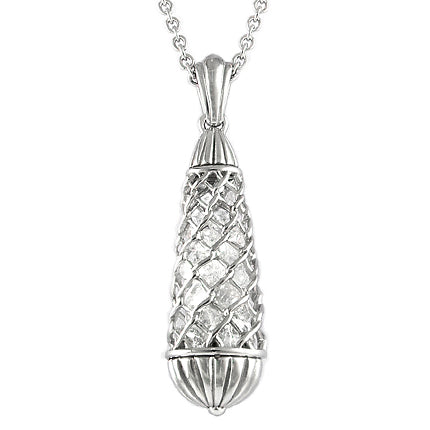 Enmesh (White) Necklace