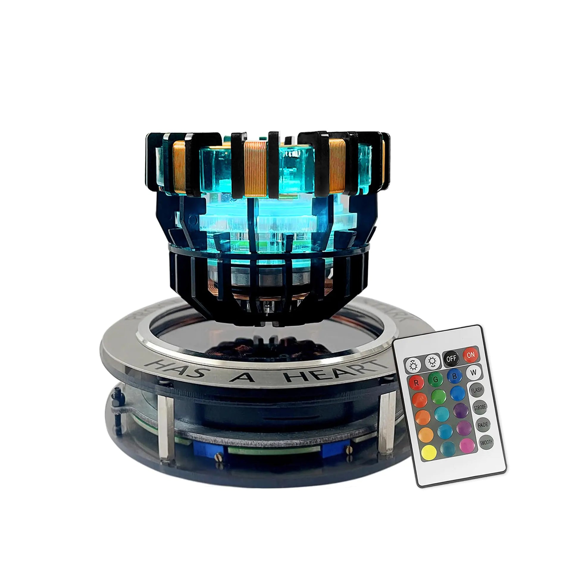 Arc Reactor MK1 Levitating 1:1 Scale DIY Floating and Spinning in Air LED for Unique GiftsRoom DecorOffice Desk Tech Toys (MK1)