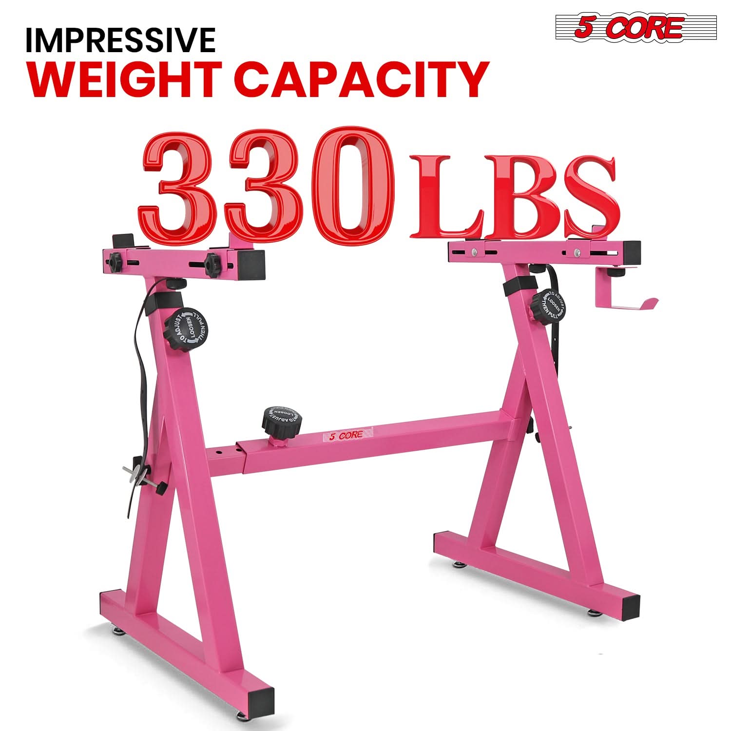 5Core Keyboard Stand Z Style Heavy Duty Sturdy Piano Riser Height