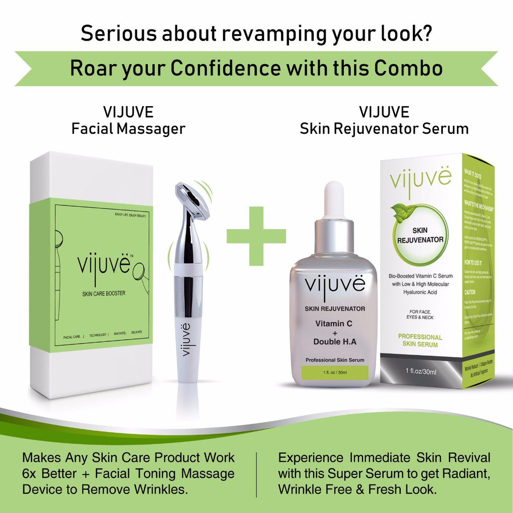 Vijuve Anti Aging Face Massager, Anti Wrinkle Neck & Face Sculpting