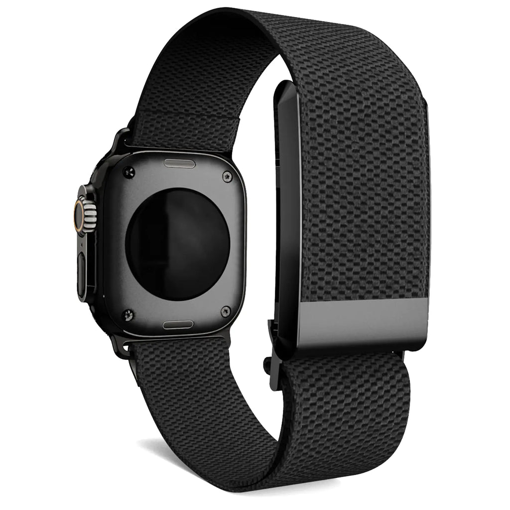 Super Soft Wristband Replacement Strap Compatible for Whoop 4.0 and iwatch Wrist Band Compatible with Apple Watch & Whoop 4.0 (Black 44/45/46/49mm)